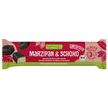 Bio Marcipan kockák étcsoki bevonattal  50 g Rapunzel 