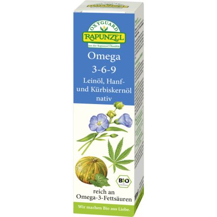 Bio Omega 3-6-9 olajkeverék natív oxiguard 100 ml Rapunzel