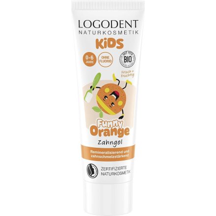 Funny orange gyermekfogkrém 75 ml Logona