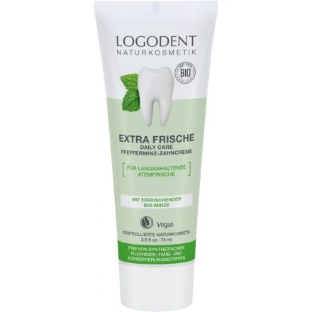 Extra Fresh Daily care fogkrém bio borsmentával 75 ml Logona