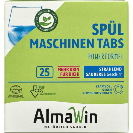 Öko mosogatógép tabletta 25 db Almawin