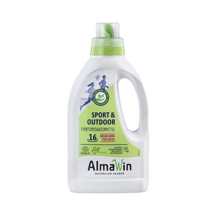 Öko mosószer sport és kültéri funkcionális ruházat mosásához 16 adag 750 ml Almawin