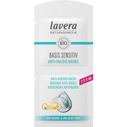 BASIS S Q10 öregedésgátló arcmaszk 2x5 ml Lavera