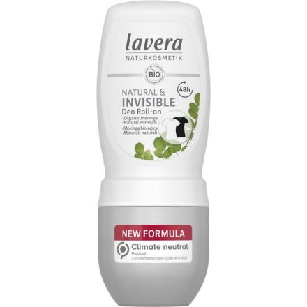 Golyós dezodor NATURAL & INVISIBLE 50 ml Lavera