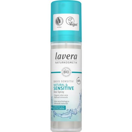 BASIS S pumpás dezodor NATURAL & SENSITIVE 75 ml Lavera