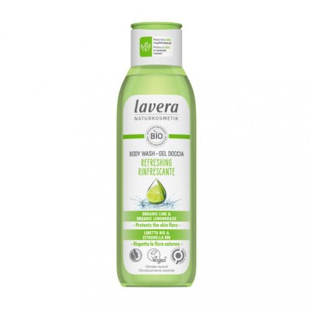 Frissítő tusfürdő, lime-citromfű 250 ml  Lavera