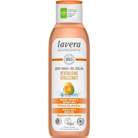 Vitalizáló tusfürdő narancs-menta 250 ml Lavera