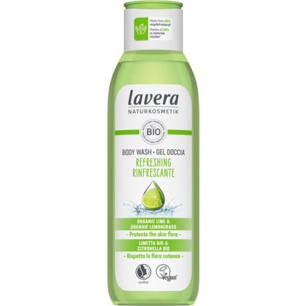 Frissítő tusfürdő lime-citromfű 250 ml Lavera