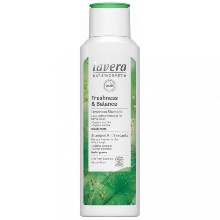 H sampon Freshness and Balance zsíros hajra VEGÁN 250 ml  Lavera