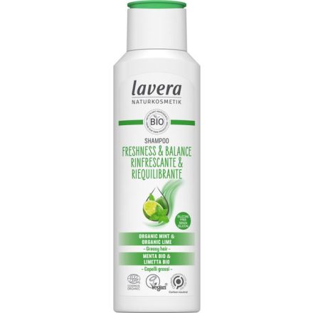 H sampon Freshness and Balance zsíros hajra 250 ml Lavera