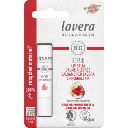 LIPS Ajakbalzsam regeneráló 4,5 g Lavera