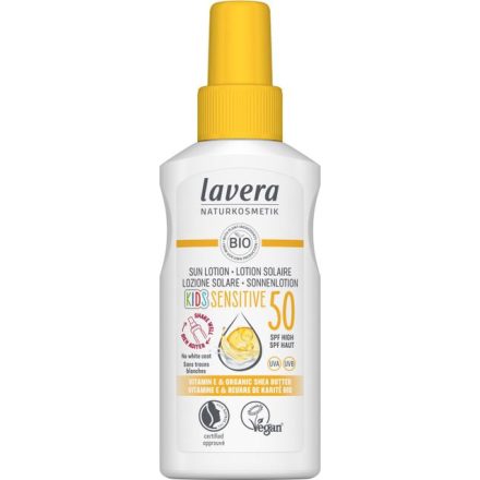 SUN napvédő spray gyerek SPF 50 100 ml Lavera