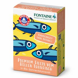 Sárgaúszójú tonhal bio napraforgóolajban 120 g Fontaine