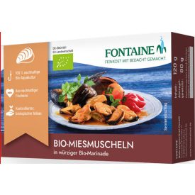 Bio kagyló bio mártásban 120 g Fontaine