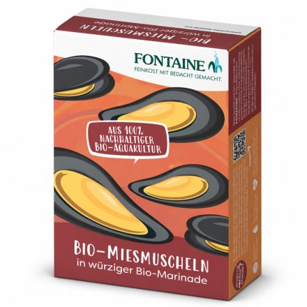Bio kagyló bio mártásban 120 g Fontaine