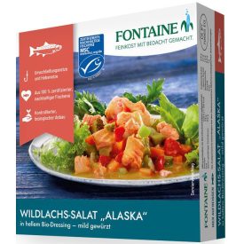 Vadlazac saláta bio dresszinggel Alaszka 200 g Fontaine