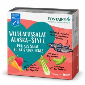 Vadlazac saláta bio dresszinggel Alaszka 200 g Fontaine