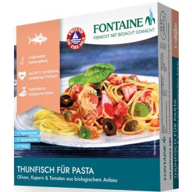   Tonhal tésztaszósz bio olajbogyóval, kapribogyóval, paradicsommal 190 g Fontaine