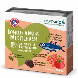   Tonhal tésztaszósz bio olajbogyóval, kapribogyóval, paradicsommal 190 g Fontaine