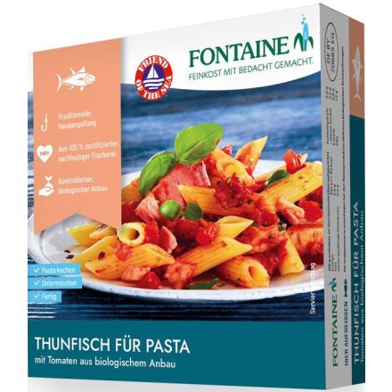 Tonhalas tésztaszósz bio paradicsommal 200 g Fontaine