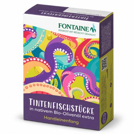 Humboldt-tintahal csápok bio olívaolajban 120 g Fontaine