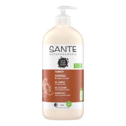 Tusfürdő bio kókusszal és vaníliával 950 ml Sante