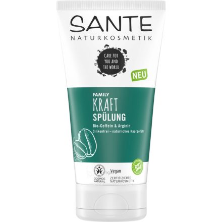 Family Erősítő hajkondicionáló bio koffeinnel és argininnel 150 ml Sante