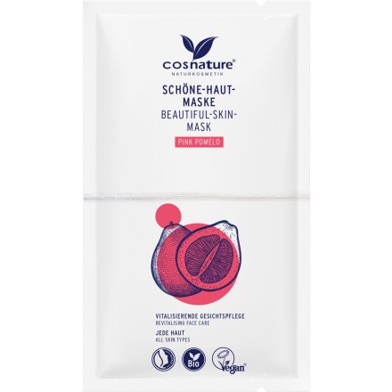 Vitalizáló Arcmaszk pink pomeloval 2x8 ml Cosnature 