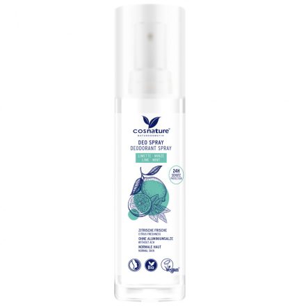 Dezodor spray Lime-mal és mentával 75 ml Cosnature