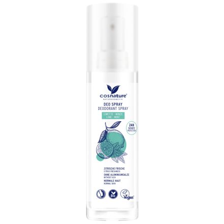 Dezodor spray Lime-mal és mentával 75 ml Cosnature