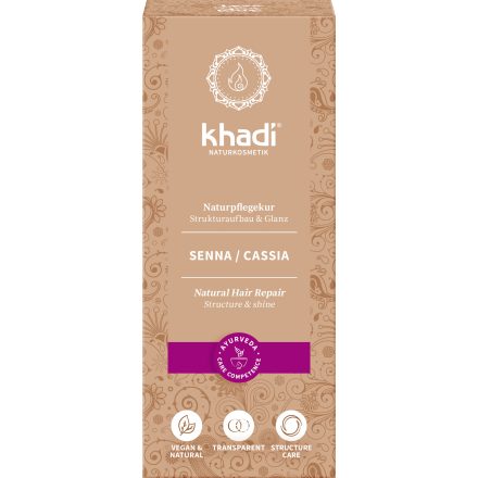 Hajápoló kúra Senna/Cassia 100 g Khadi