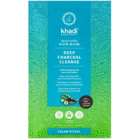   Khadi Deep Charcoal Cleanse ayurvédikus hajmaszk  50 g Khadi