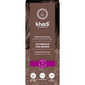 Növényi Hajfesték Hamvas középbarna 100 g Khadi
