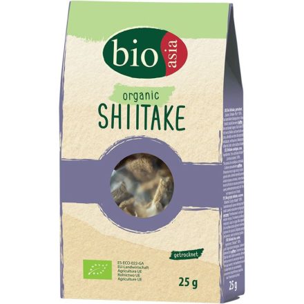 Bio Szárított Shiitake gomba 25 g Bioasia