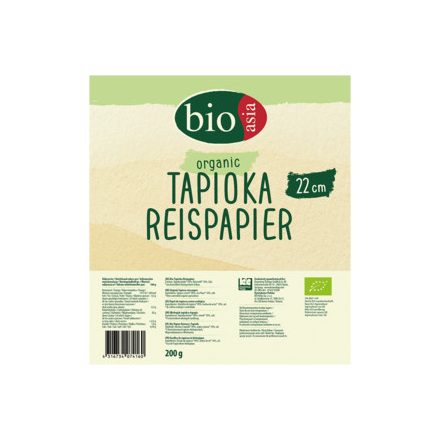 Bio Rizspapír 22cm 200 g Bioasia