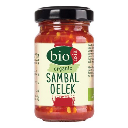 Bio Sambal oelek chilli relish 110 g Bioasia