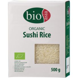 Bio Kerekszemű sushi rizs 500 g Bioasia