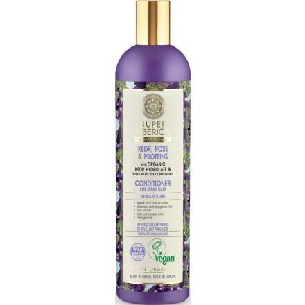 Hidratáló dúsító hajkondicionáló gyenge hajra 400 ml Natura Siberica