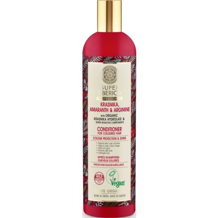Színvédő és ragyogást adó hajkondicionáló festett hajra 400 ml Natura Siberica
