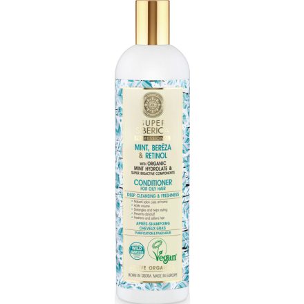 Mélytisztító frissítő hajkondicionáló zsíros hajra 400 ml Natura Siberica