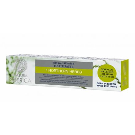 7 northern herbs Flouridmentes 7 gyógynövényes  fogkrém 100 g Natura Siberica 