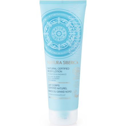 Hidratáló és ragyogást adó természetes testápoló 200 ml Natura Siberica