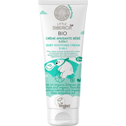 5 az 1-ben nyugtató bio babakrém 75 ml Little Siberica 