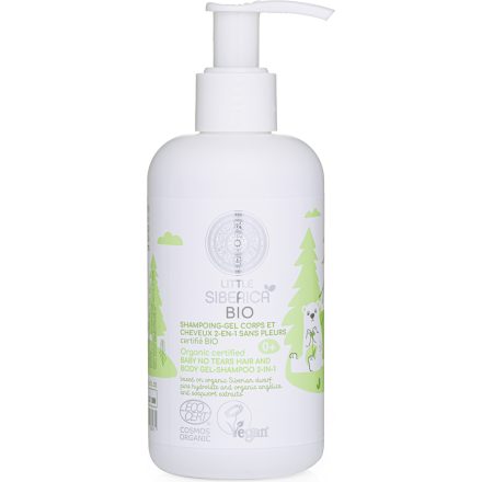 2 az 1-ben Könnymentes bio babasampon és fürdető 250 ml Little Siberica