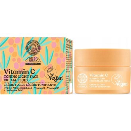 Tonizáló arckrém-fluid C-vitaminnal 50 ml Oblepikha Siberica 