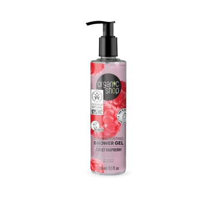Sense Boosting tusfürdő málnával 280 ml Organic Shop
