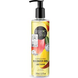 Frissítő tusfürdő mangóval 280 ml Organic Shop