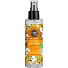   Vanília shake illatú ragyogást adó testpermet 200 ml Organic Shop 