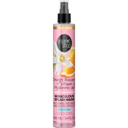 Miraculous Splash Mask narancsvirággal C-vitaminnal és hialuronsavval 100 ml Organis Shop