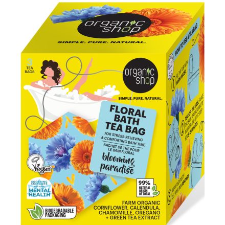Floral Bath Fürdőfilter virágokkal 3 db Organic Shop